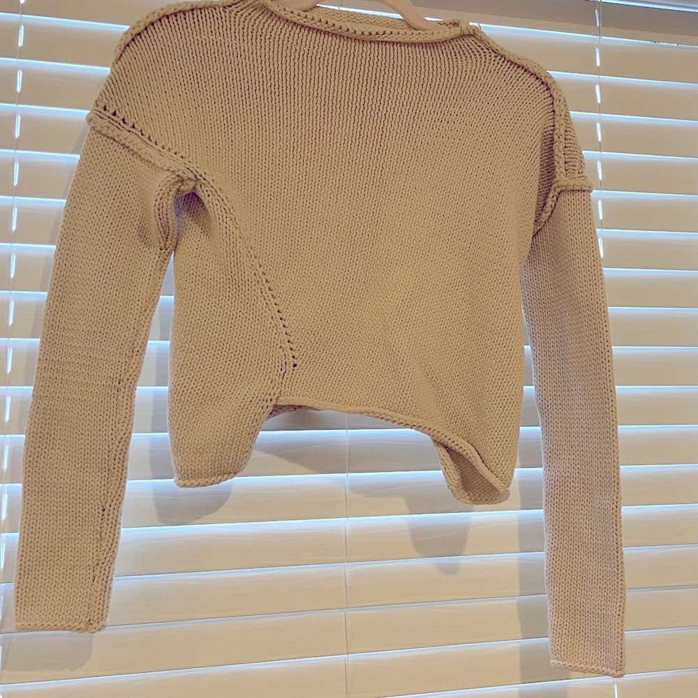 Women| Zara Knitted Sweater with Asymmetrical Design